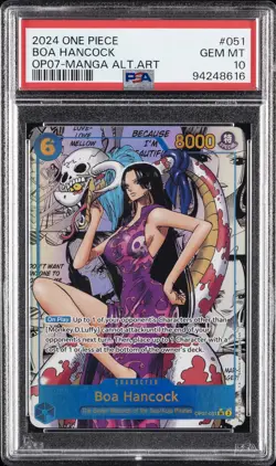2024 ONE PIECE OP07-500 YEARS IN THE FUTURE #051 BOA HANCOCK PSA 10 - Image 1