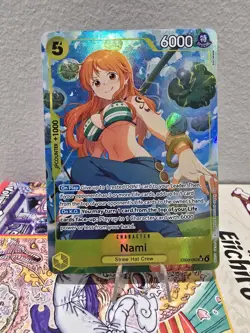 One Piece Card Game Nami SR Alt Art EB03-053 Extra Booster: Heroines Edition ENG - Image 1
