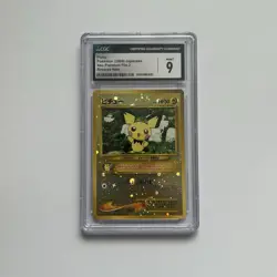 Pokemon Neo Premium File 2 Pichu No.172 Reverse Holo Card 2000 Japanese (CGC 9) - Image 1