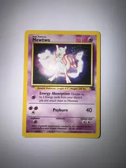 Mewtwo 3 Black Star Pokemon Movie Promo 1999 WOTC Pokemon Card -MP - Image 4