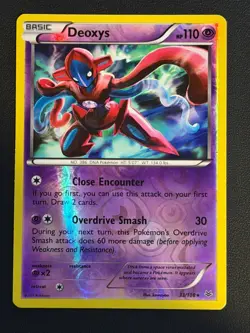 POKEMON CARD Deoxys Reverse Holo Roaring Skies 33/108 Near Mint Free P&P - Image 1