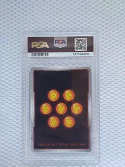 2022 dbs card game ss vegeta, brs/strgth p-401 card graded psa gem mt 10. - Image 3