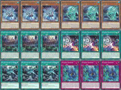 18 Cards Icejade Deck Core Yugioh Icejade Creation Kingfisher, Aegirocassis - Image 1