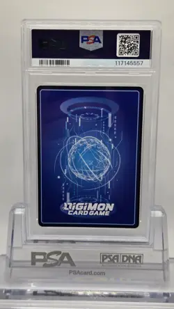 2020 Digimon Card Game Release Special 1.0 Veedramon BT1-115 SEC PSA 10 MINT - Image 2