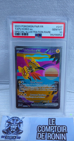 Carte Pokemon : Tokorico ex 247/182 EV04 Faille Paradoxe Alternative FR PSA 10 - Image 1