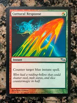MTG Guttural Response x1 Shadowmoor NM Magic the Gathering - Image 1