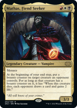 1x Mathas, Fiend Seeker Near Mint MTG Magic - Kid Icarus - - Image 1