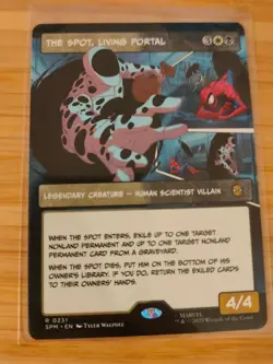 MTG The Spot, Living Portal (Borderless) 0231 Spider-Man M/NM Free UK P&P - Image 1