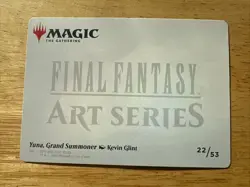 Yuna, Grand Summoner - NM - MTG Magic Art Series: Final Fantasy - Image 2