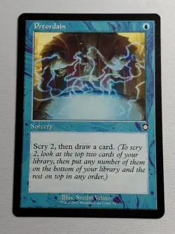 Preordain (Retro Frame) Commander: the Brothers' War Regular - Image 1