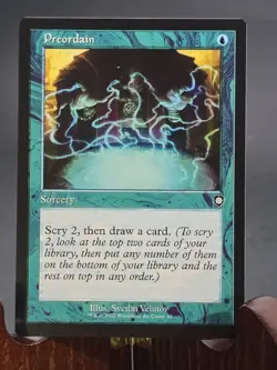 Preordain (Retro Frame) Commander: The Brothers' War MTG Regular Near Mint - Image 1