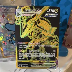 The Pokemon Company Rayquaza VMAX Secret Rare Full Art Holo TG29/TG30 320 HP EN - Image 1