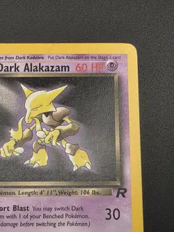 Dark Alakazam 18/82 1st Edition 1999 Pokemon TCG Team Rocket - Image 4