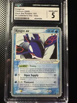 Pokemon TCG Kyogre EX Black Star Promos Holo 037 - Image 1