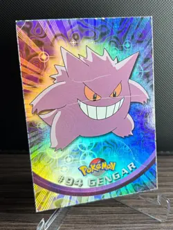 Gengar #94 RAINBOW FOIL TOPPS 2000 Series 2 Pokemon C2-249 - Image 1
