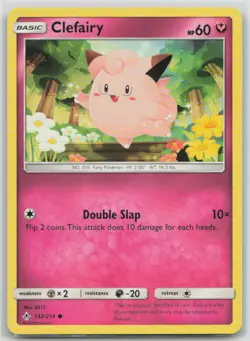 Clefairy 132/214 Common Unbroken Bonds Pokemon Lightly Played - Image 1