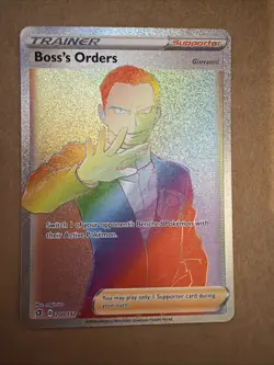 Pokemon TCG - Boss's Orders (Secret) 200/192 SWSH02: Rebel Clash - Image 1