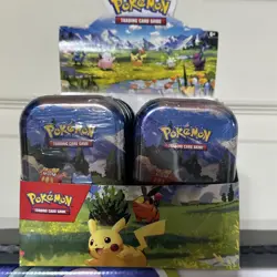 Pokemon TCG Ascended Heroes Mini Tin Display With 10 Factory Sealed Tins - Image 1