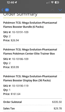 Pokemon TCG Mega Evolutions Phantasmal Flames 2x Booster Bundle Presale 11/14 - Image 3