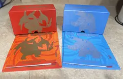 *EMPTY* Pokemon ETB XY EVOLUTIONS RED & BLUE with all accessories & 8 OPEN packs - Image 1