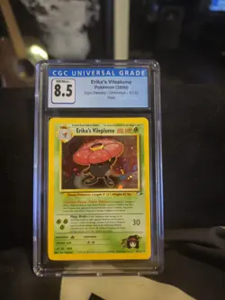 Pokemon TCG Erika's Vileplume 5/132 Gym Heroes Holo Unlimited CGC 8.5 - Image 1