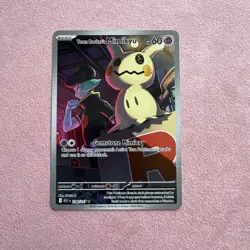Team Rocket's Mimikyu 238/217 Illustration Rare Ascended Heroes Pokemon NM - Image 2