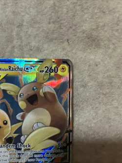 Pokemon TCG Raichu Alolan Raichu GX Ultra Rare Unified Minds 54/236!!! Mint - Image 5