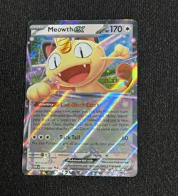 Meowth ex 062/088 Double Rare Holo EX Puren Pokemon TCG 170 HP Basic EN - Image 1