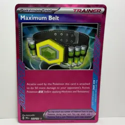 Maximum Belt 117/131 Pokemon SV: Prismatic Evolutions ACE SPEC RARE Holo 2025 - Image 1