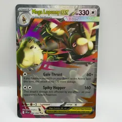 Mega Lopunny EX 084/094 Pokemon ME02: Phantasmal Flames Double Rare Holo 2025 NM - Image 1