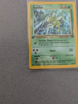 1999 Pokemon Scyther Holo Jungle 1st Edition 10/64 - Image 3