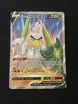 Galarian Sirfetch'd V (Full Art) 174/185 Vivid Voltage Holo Pokemon TCG - NM - Image 1