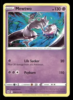 Mewtwo 056/172 Brilliant Stars NM/M Pokemon - Image 1