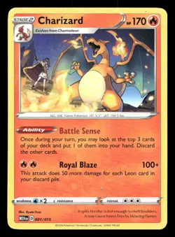 Charizard 001/015 McDonald's Promos 2024 NM/M Pokemon - Image 1
