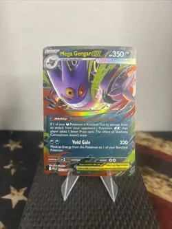 Mega Gengar ex #56/94 (Holo) (NM) ME02: Phantasmal Flames PFL Pokemon - Image 1