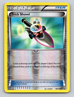 Trick Shovel 98/106 Uncommon Flashfire Pokemon Reverse Holo LP - Image 1