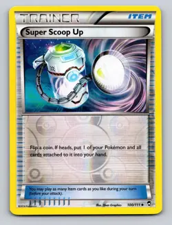 Super Scoop Up 100/111 Uncommon Furious Fists Pokemon Reverse Holo NM - Image 1