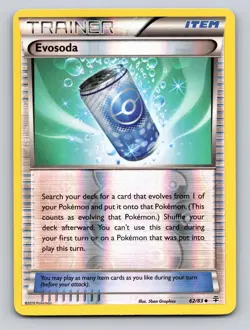 Evosoda 62/83 Uncommon Generations Pokemon Reverse Holo NM - Image 1