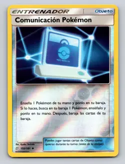 Pokemon Communication 152/181 Uncommon Team Up Pokemon Reverse Holo NM - Image 1