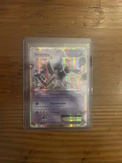 Pokemon TCG Mewtwo EX Evolutions Ultra Rare Holo 180 HP 52/108 English - Image 3