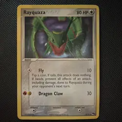 Pokemon Rayquaza 3/17 POP Series 1 Non-Holo Rare NM Vintage - Image 1