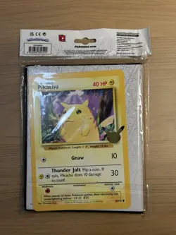 Pokemon TCG: First Partner Collector’s Binder BRAND NEW with Jumbo Pikachu promo - Image 1