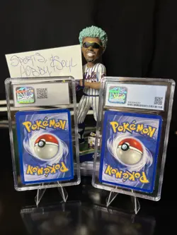 LAPRAS POKEMON TCG FOSSIL HOLO CGC NM/MNT 8 MAGNETON BASE SET CGC 8 - Image 2