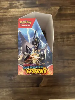 Pokemon TCG:Scarlet & Violet Surging Sparks Empty Booster Box-No Packs-Free Ship - Image 3