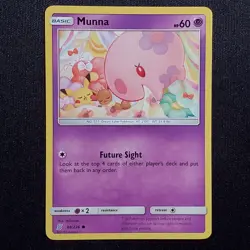Munna 88/236 Common Unified Minds Pokemon Lightly Played - Image 1