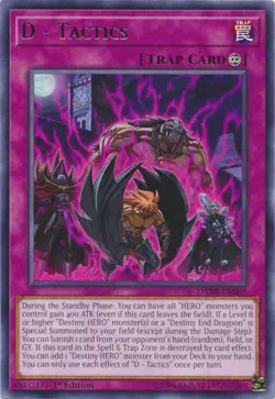 1x (EX) D - Tactics - DANE-EN069 - Rare - 1st Edition YuGiOh - Image 1