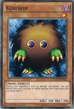 Kuriboh (A) YGLD-ENA22 King of Games Yugi's Legendary Decks Yu-Gi-Oh 1st Ed NM/M - Image 1