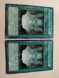 2x Yugioh! Telekinetic Power Well CRMS-EN055 1st Edition LP - Image 2