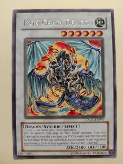 Iron Chain Dragon CSOC-EN040 Rare Unlimited LP - Image 1