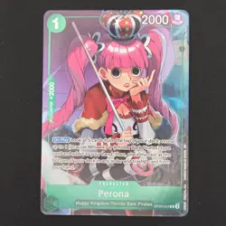 One Piece TCG Perona OP09-034 SR Alt Art Emperors in the New World - NM - Image 1